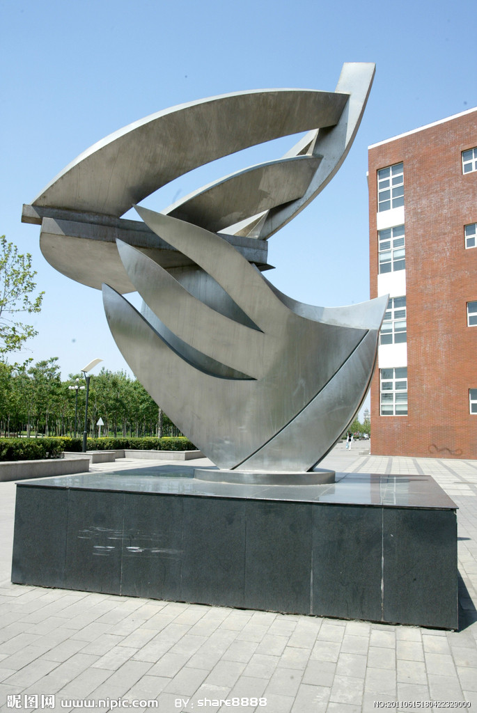 南開大學(xué)不銹鋼雕塑